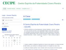 Tablet Screenshot of cecipe.org.br